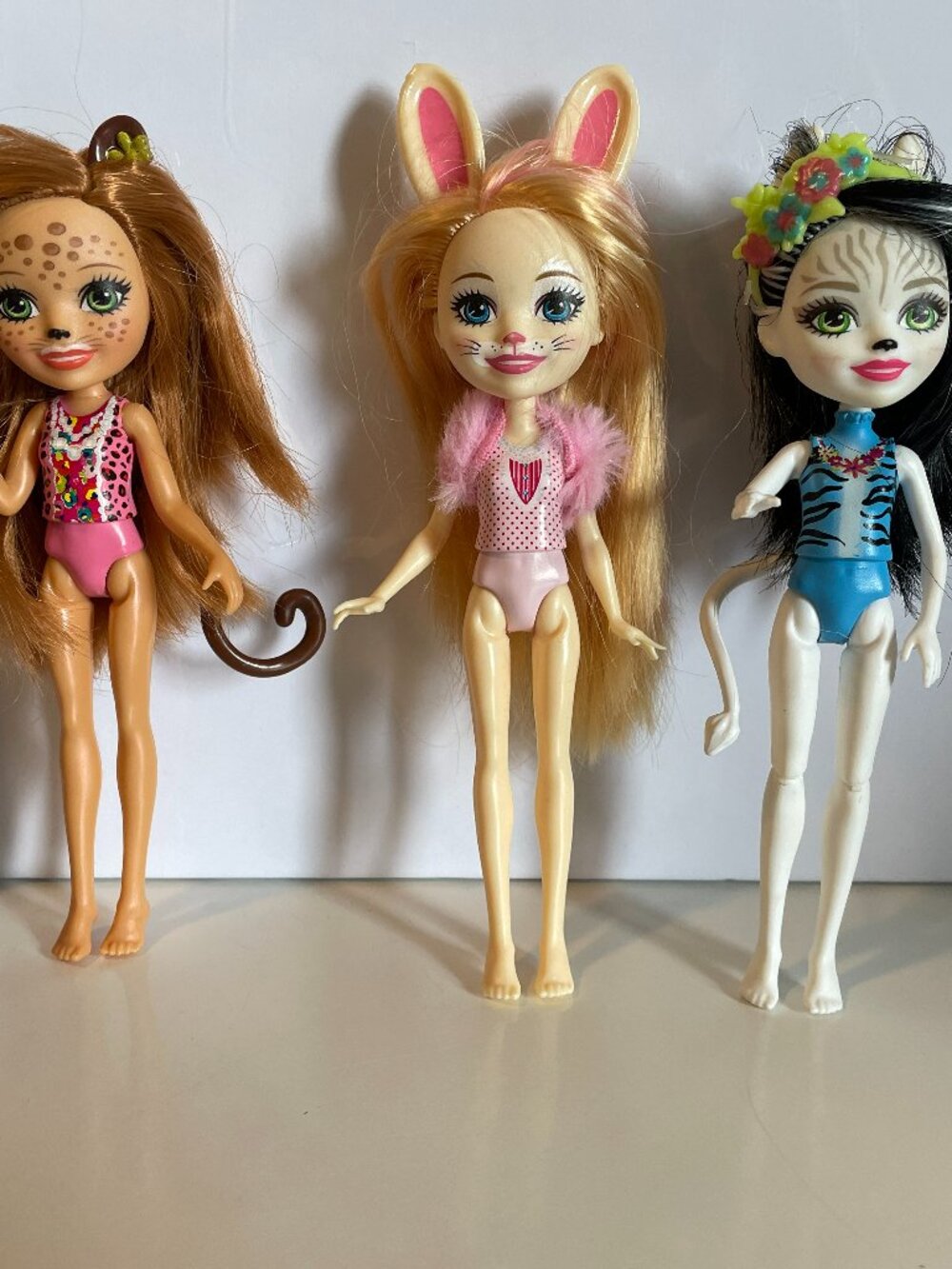 *♪ 3 Enchantimals Dolls - Zebra, Cheetah, Bunny *♪